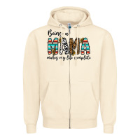 Sandshell being mama makes my life complate Zipper Hoodie - CowhideDigitalArt