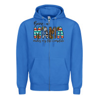 True Royal being mama makes my life complate Zipper Hoodie - CowhideDigitalArt