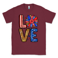 Burgundy Love sunflower Classic Tee - Neo Western