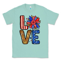 Seafoam Love sunflower Classic Tee - Neo Western