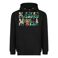 Black blessed mama Heavyweight Hoodie - JahusDesignShop