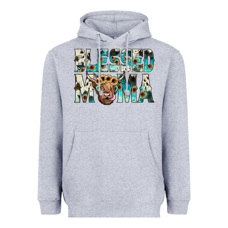 Blessed Mama Heavyweight Hoodie by JahusDesignShop | Teevron