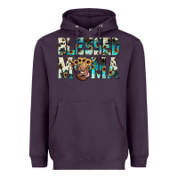 Plum blessed mama Heavyweight Hoodie - JahusDesignShop