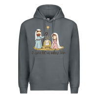 Rock o come let us adore him Premium Hoodie - MaliasSmallBusiness