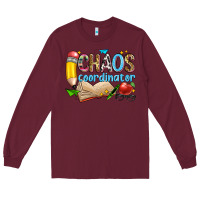 Burgundy chaos coordinator Long Sleeve Tee - Zillion Design Studio