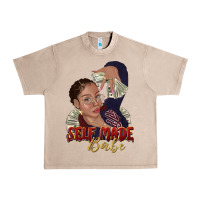 French Oak self made babe afro black woman Urban Heavy Tee - texasbilliewilder