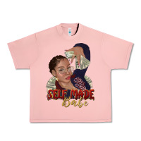 Salmon self made babe afro black woman Urban Heavy Tee - texasbilliewilder