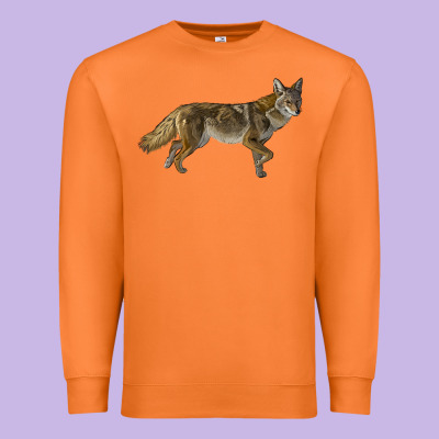 Coyote Premium Sweatshirt Designed By Lillyallendesigns