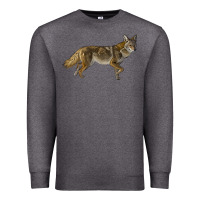 Charcoal Heather coyote Premium Sweatshirt - LillyAllenDesigns