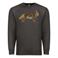 Smoke coyote Premium Sweatshirt - LillyAllenDesigns