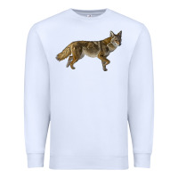 White coyote Premium Sweatshirt - LillyAllenDesigns