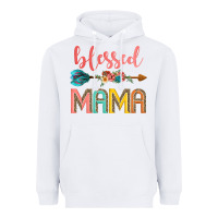 White blessed mama Heavyweight Hoodie - JahusDesignShop
