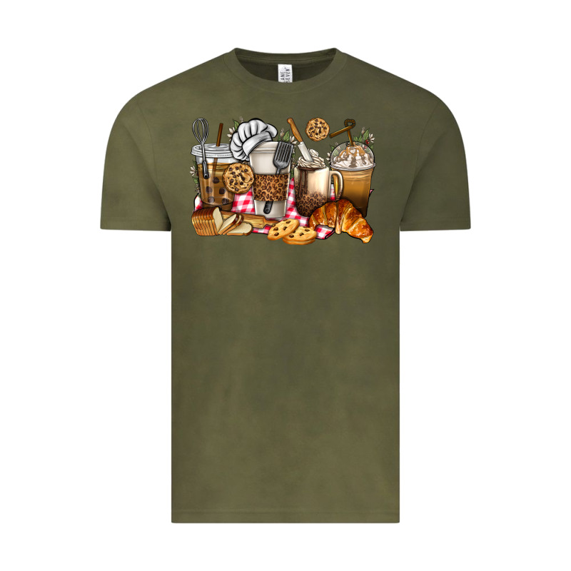 Bakery Coffee Cups Vintage Tee by texasbilliewilder | Teevron