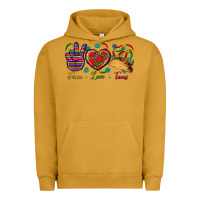 Pigment Peanut Butter Peace Love Tacos Urban Hoodie - BundleAndBundleShop