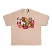 Burro dachshund coffee cups Urban Heavy Tee - Zillion Design Studio