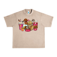 French Oak dachshund coffee cups Urban Heavy Tee - Zillion Design Studio