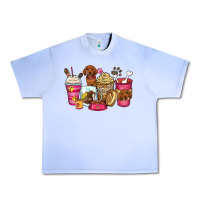 Grape Ice dachshund coffee cups Urban Heavy Tee - Zillion Design Studio