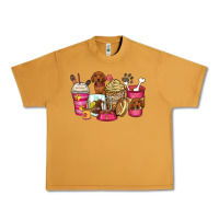 Peanut Butter dachshund coffee cups Urban Heavy Tee - Zillion Design Studio