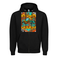 Black farm life and truck air freshener Zipper Hoodie - HRA Design Shop