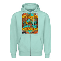 Seafoam farm life and truck air freshener Zipper Hoodie - HRA Design Shop