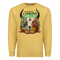 Antique Gold desert vibes wild west Premium Sweatshirt - NancyCooperArtShop