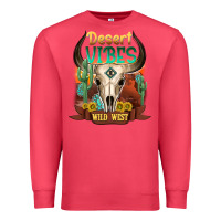 Cardinal desert vibes wild west Premium Sweatshirt - NancyCooperArtShop