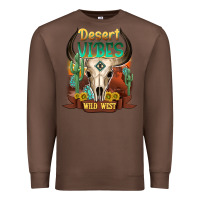 Chestnut desert vibes wild west Premium Sweatshirt - NancyCooperArtShop