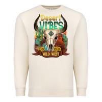 Sandshell desert vibes wild west Premium Sweatshirt - NancyCooperArtShop
