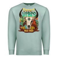 Seafoam desert vibes wild west Premium Sweatshirt - NancyCooperArtShop