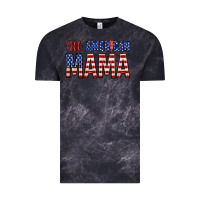 Cloud Black all american mama zillion Vintage Tee - Zillion Design Studio