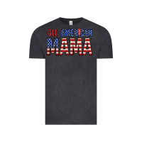 Vintage Black all american mama zillion Vintage Tee - Zillion Design Studio