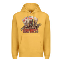 Mustard long live cowboys cards Premium Hoodie - NancyCooperArtShop
