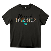 Asphalt blessed teacher Heavy Core Tee - CowhideDigitalArt