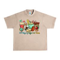 French Oak 100 days of coffee and chaos coffee cups Urban Heavy Tee - Zillion Design Studio