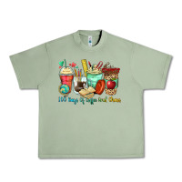 Oil Green 100 days of coffee and chaos coffee cups Urban Heavy Tee - Zillion Design Studio
