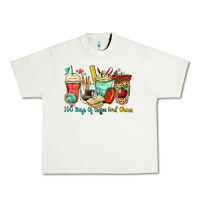 Pistachio 100 days of coffee and chaos coffee cups Urban Heavy Tee - Zillion Design Studio