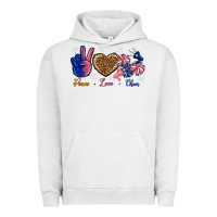 Pigment Lunar Rock Peace Love Cheer Urban Hoodie - BundleAndBundleShop