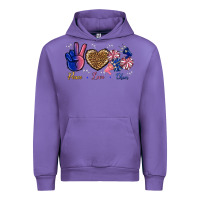 Tulip Peace Love Cheer Urban Hoodie - BundleAndBundleShop