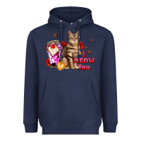 Navy i meow you Heavyweight Hoodie - AdoDesignShop