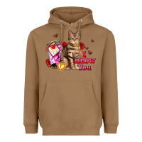 Toasted Coconut i meow you Heavyweight Hoodie - AdoDesignShop