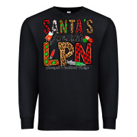Black santa's favorite lpn Premium Sweatshirt - Jasminsmagicworld
