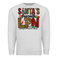 Dove Grey santa's favorite lpn Premium Sweatshirt - Jasminsmagicworld