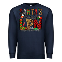 Navy santa's favorite lpn Premium Sweatshirt - Jasminsmagicworld