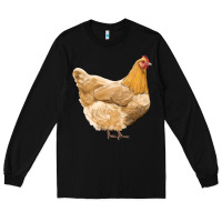 Black chicken Long Sleeve Tee - RanaPortraitStore