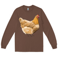 Chestnut chicken Long Sleeve Tee - RanaPortraitStore