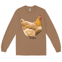 Toasted Coconut chicken Long Sleeve Tee - RanaPortraitStore