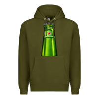 Army Green green beer Premium Hoodie - AdoDesignShop