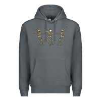 Rock dancing skeletons Premium Hoodie - MaliasSmallBusiness