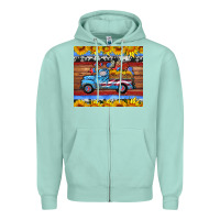 Seafoam american truck tumbler Zipper Hoodie - HRA Design Shop