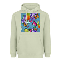 Matcha butterfly cocktail Heavyweight Hoodie - BundleAndBundleShop